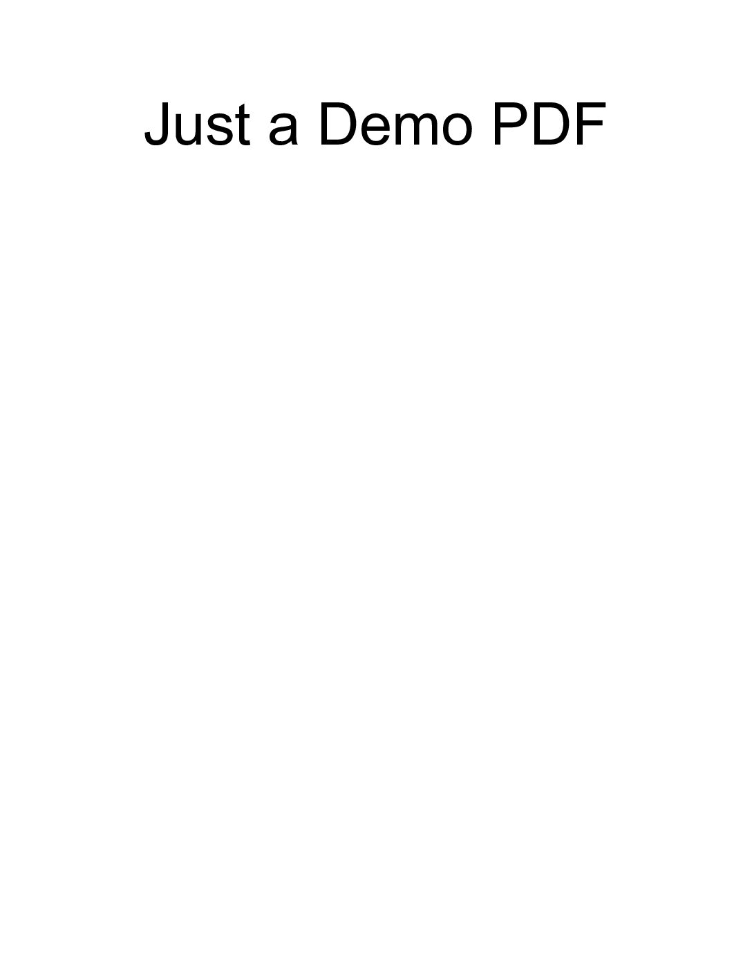demo